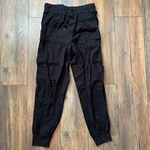 Garage black cargo pants
